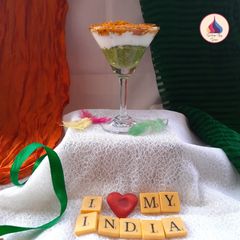 A picture of Tri colour Parfait.