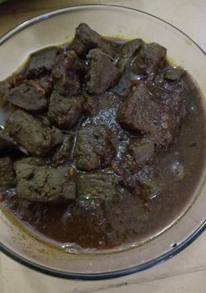 Foto resep Ati sapi bumbu kecap pedas