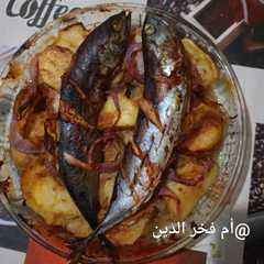سمك البونيطو مع بطاطا مجمرة بنة هبال❤️😋-レシピのメイン写真