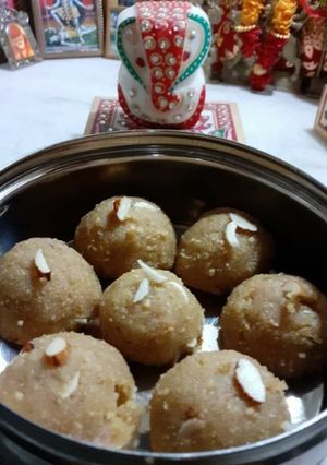 A picture of Churma Laddoo gluten free.