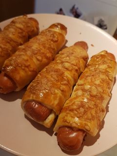 Una foto de Perritos calientes
