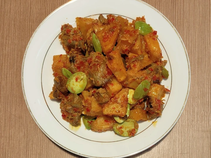 Easy Steps Make Recipes Sambel Goreng Kentang Pete Ati Ampela the So Delicious Make You Drink.