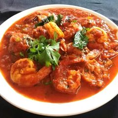 A picture of Prawns Masala Curry.