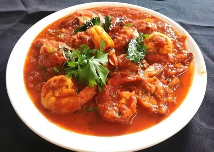 Fresh Prawns Masala Curry