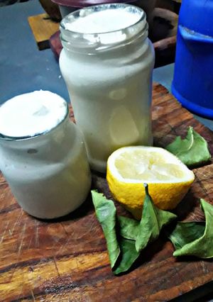 Una foto de Queso crema casero ♡