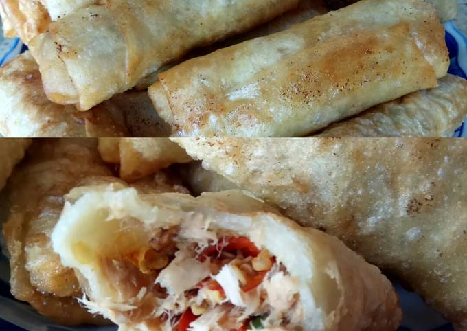 Lumpia ikan mercon