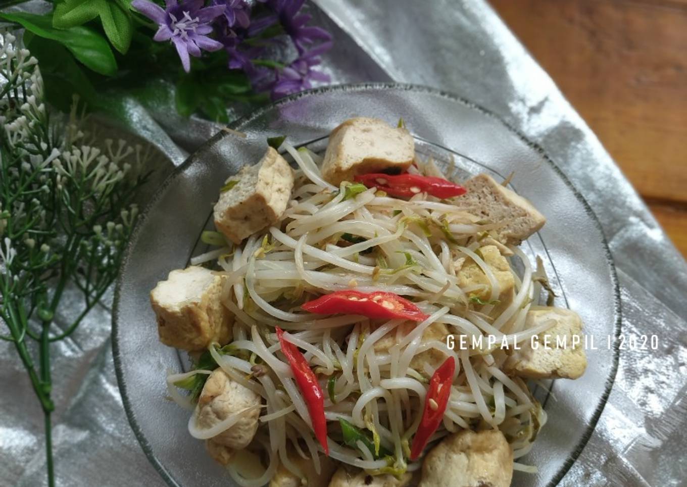 Tumis Toge Tahu