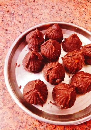 A picture of Oreo Modak [ instant Modak added flavor of dairy Milk chocolate].
