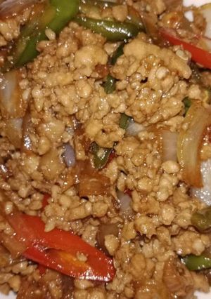 รูปของ ไก่ผัดพริกหยวก