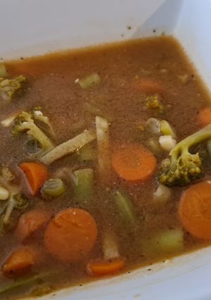 Una foto de Sopa de verduras mexicana