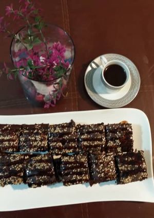 عکسی از دستور کیک شکلاتی