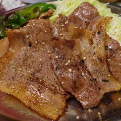 A picture of Yakiniku (Grilled Beef Japanese style).
