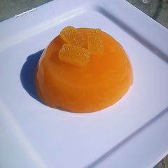 A picture of Orange pudding 🍮.