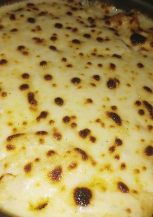صورة لوصفة مكرونه بالبشاميل