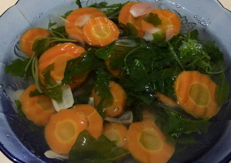 Sayur bayam wortel