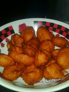 A picture of Akara (beans cake).