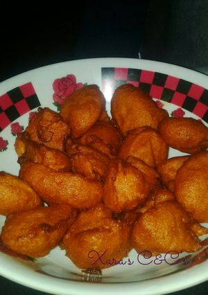 A picture of Akara (beans cake).