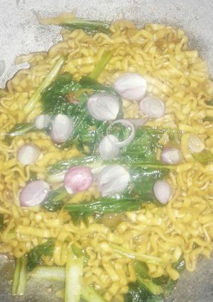 Foto resep Mie sambel pecel rasa sate