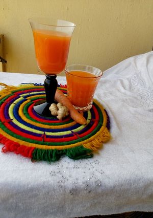 A picture of Carrot juice.