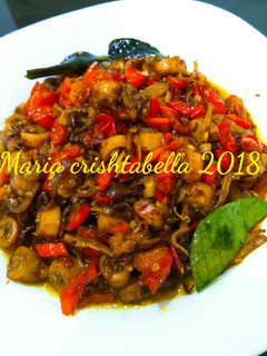Foto resep Sambal cumi asin+teri medan