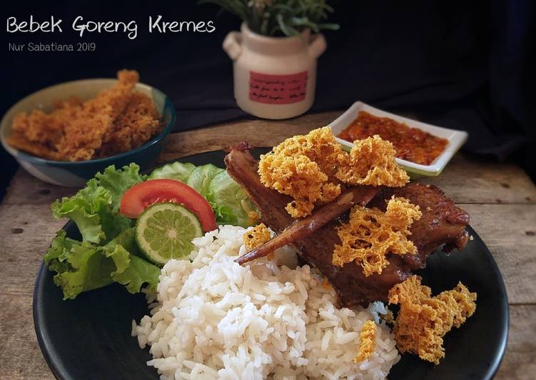 Resep Bebek Goreng Kremes Anti Gagal