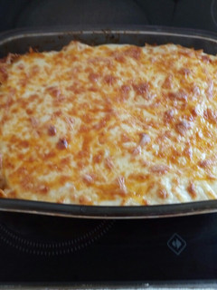 Una foto de Macarrones gratinados