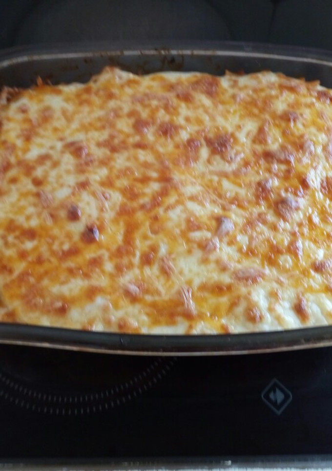 Una foto de Macarrones gratinados