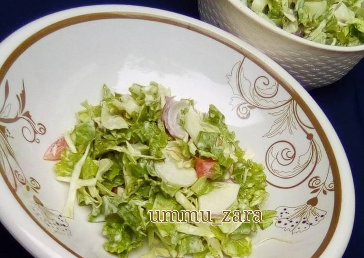 Easiest Way to Prepare Homemade Lettuce and cabbage salad