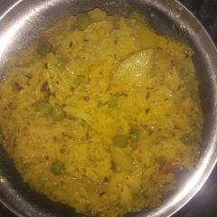 A picture of Peas Pulao.