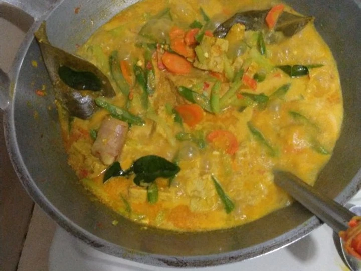 Recipe Lodeh labu siam tahu tempe the Awesome  Tasty