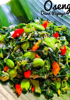 Foto resep 3. Oseng Daun Pepaya Petai
