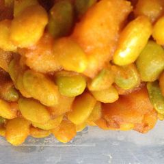 A picture of Surti Papdi Bataka nu shaaq.