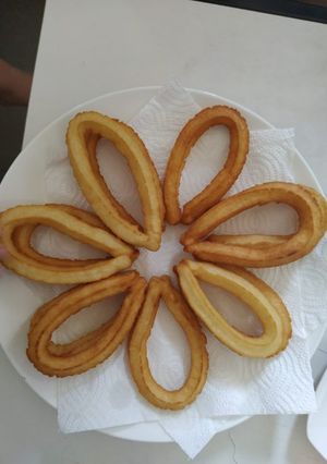 Hình của món Churros - Quẩy rán Tây Ban Nha.