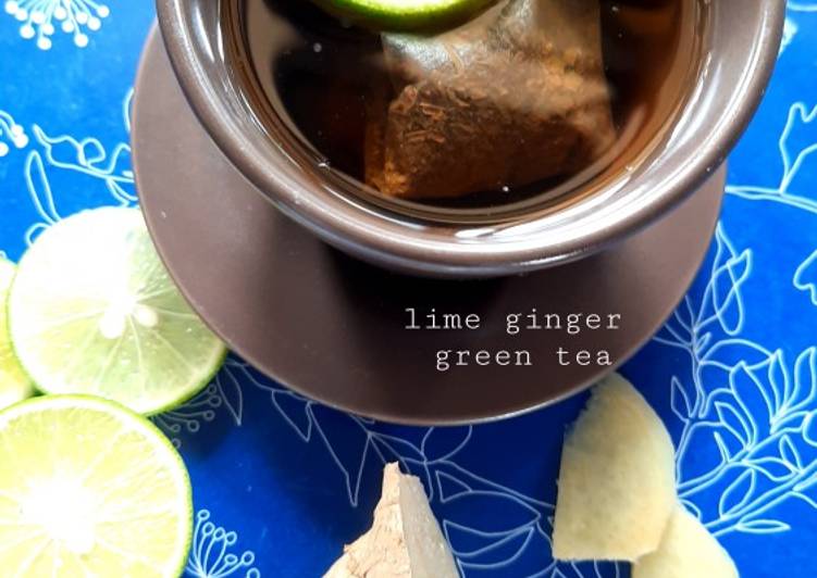Resep Lime Ginger Green Tea, Menggugah Selera