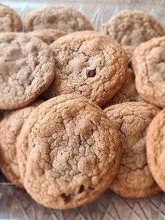 Foto di Cookies con cioccolato fondente
