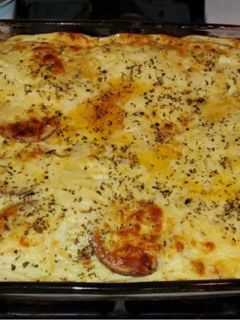 صورة لوصفة صينية بطاطس 🥔 بالدجاج والجبن