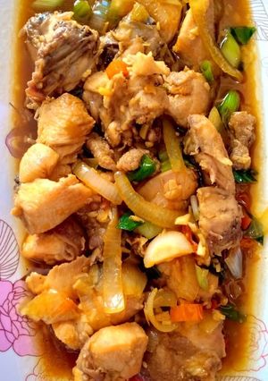Foto resep Ayam goreng mentega simpel
