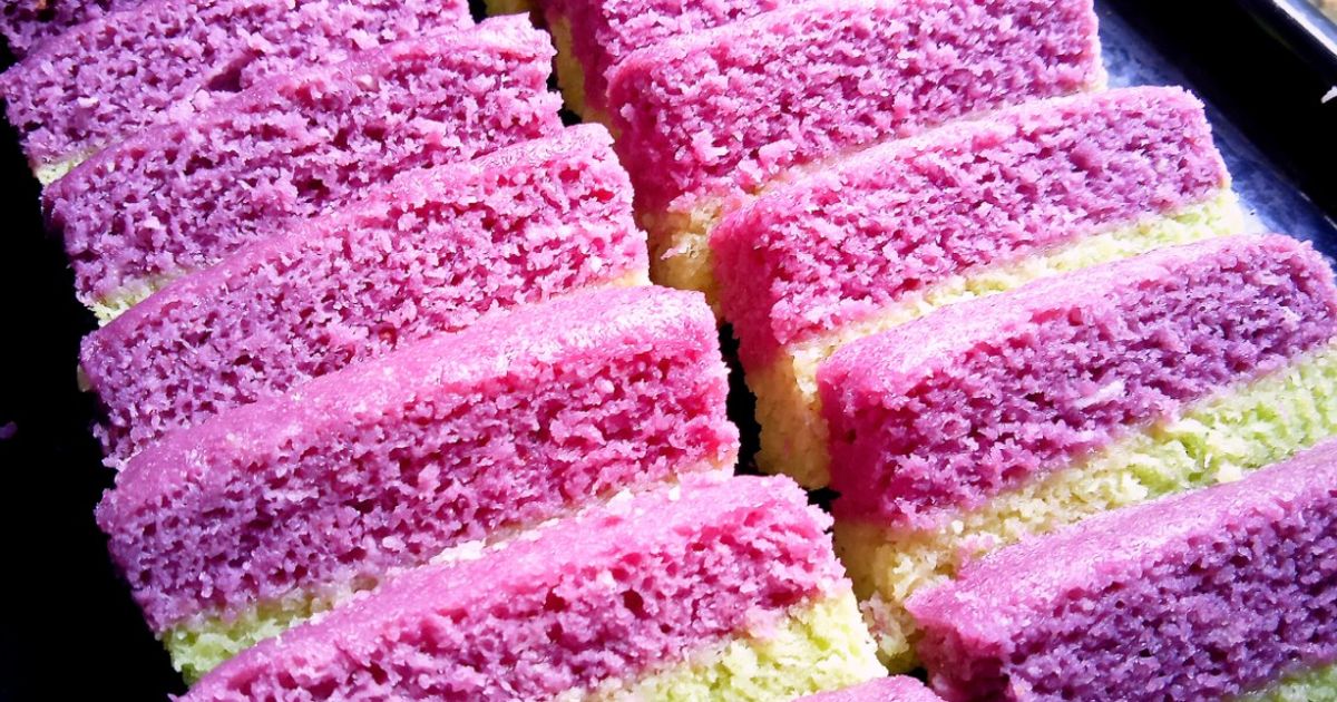 Bolu Kukus Lapis Singkong💜