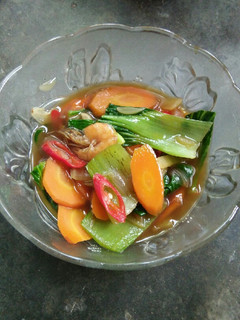 Foto resep Tumis udang pakcoy saus tiram