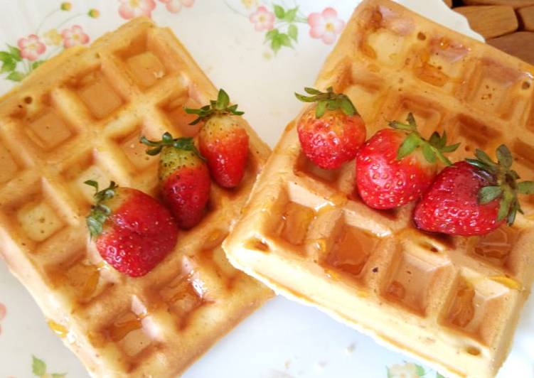 Steps to Prepare Award-winning Belgian waffles # breakfast delight