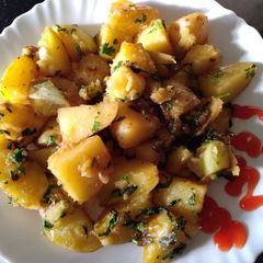 A picture of Brown Sugar Glazed Red Potatoes#festivecontest nairobieast.