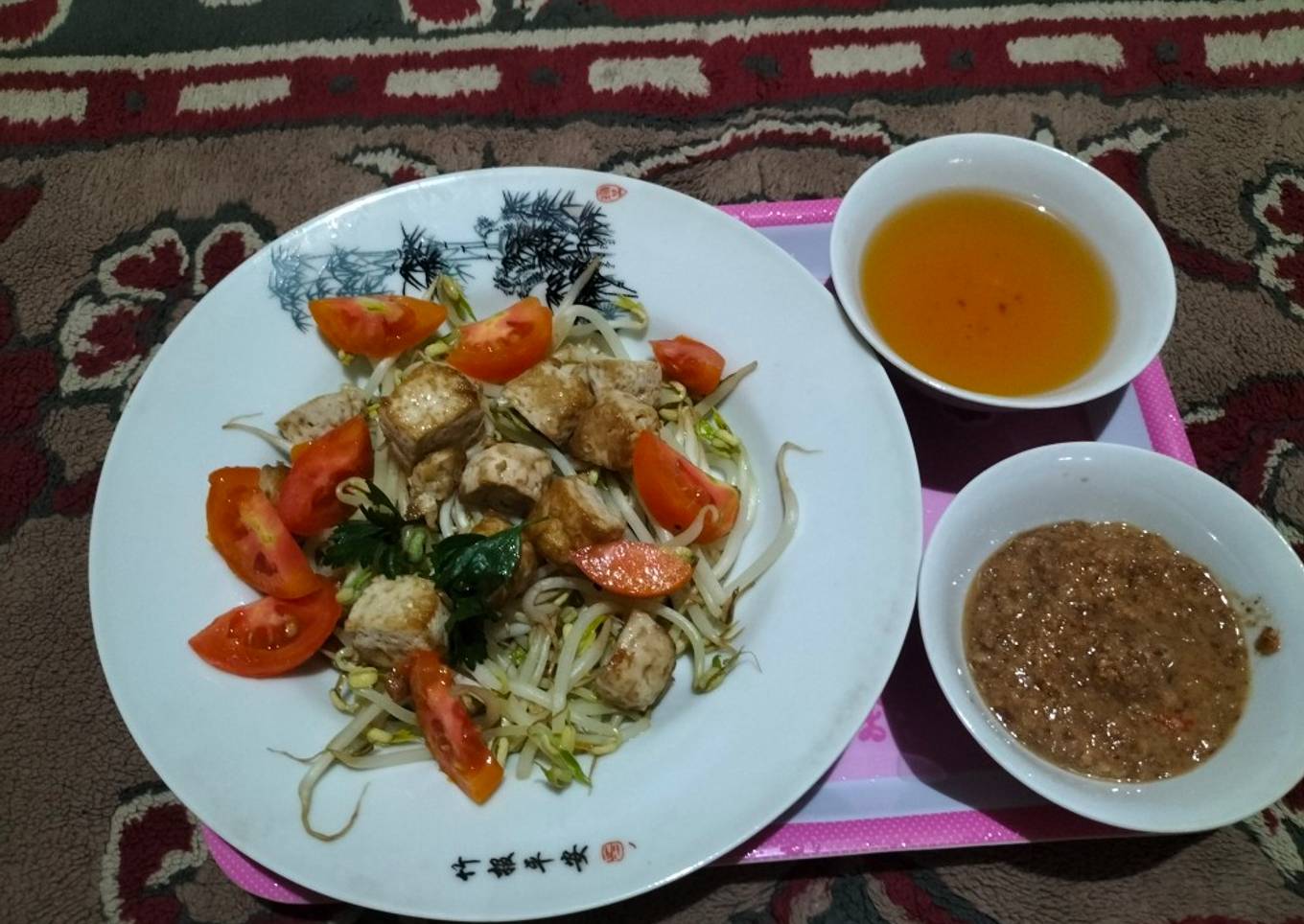 Tahu campur seger
