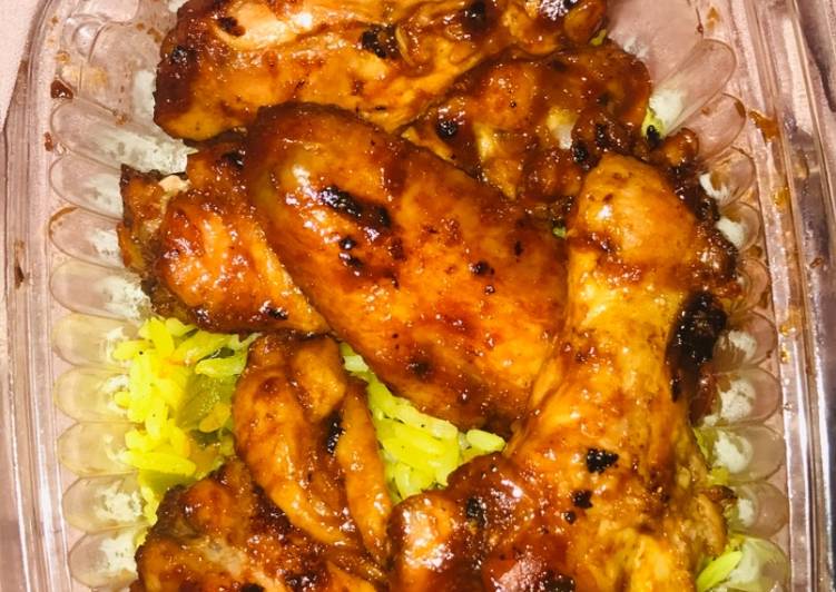Recipe of Super Quick Homemade Grilled bbq chicken wings