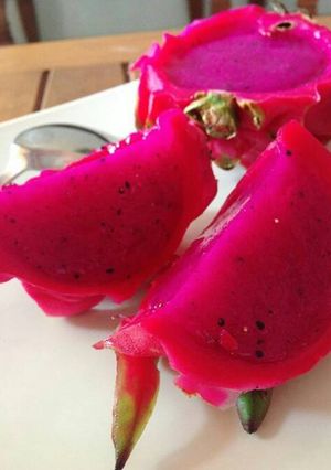 Foto resep Pudding Buah Naga