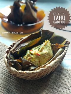 Foto resep *Pepes Tahu Cabe Ijo