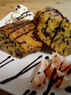Una foto de Rosco de zanahoria, naranja y chocolate