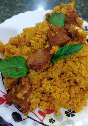 عکسی از دستور پلو با گوشت