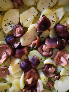 Foto principal de Papas con setas shiitake