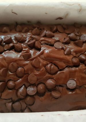 Foto resep Fudgy Brownies Shiny Crust