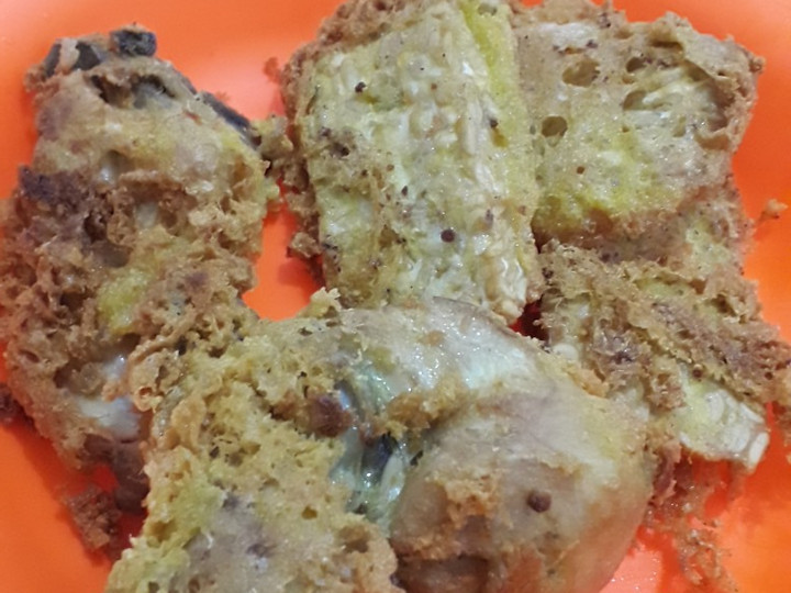 Resep Ayam dan tempe kremes Bahan Sederhana